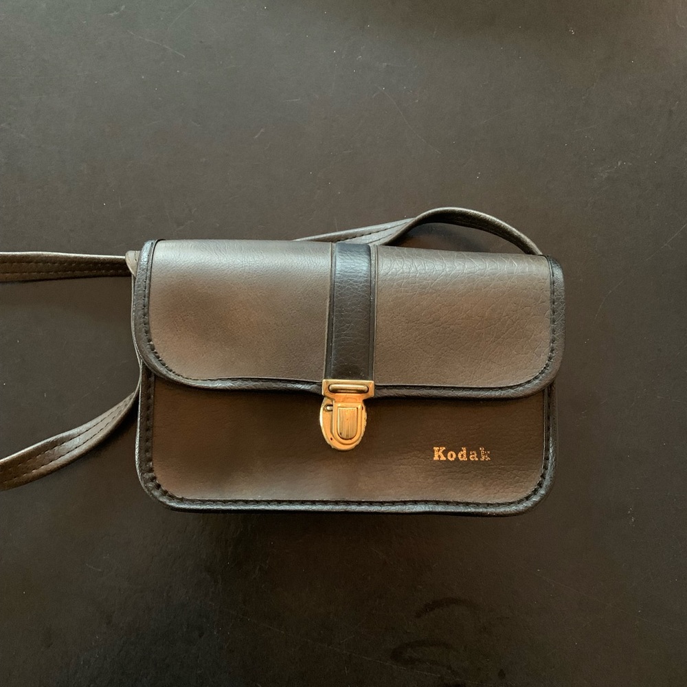 Vintage Brown Kodak Camera Case w/ Strap
